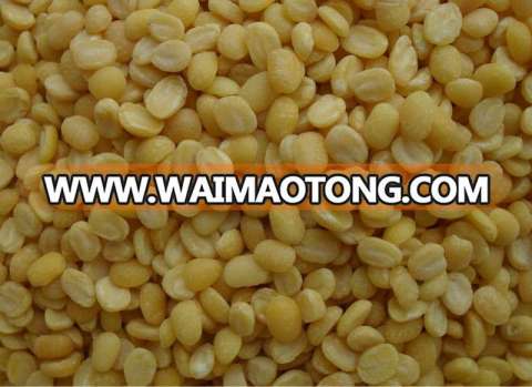 Northeast China peeled/skinless split green mung bean